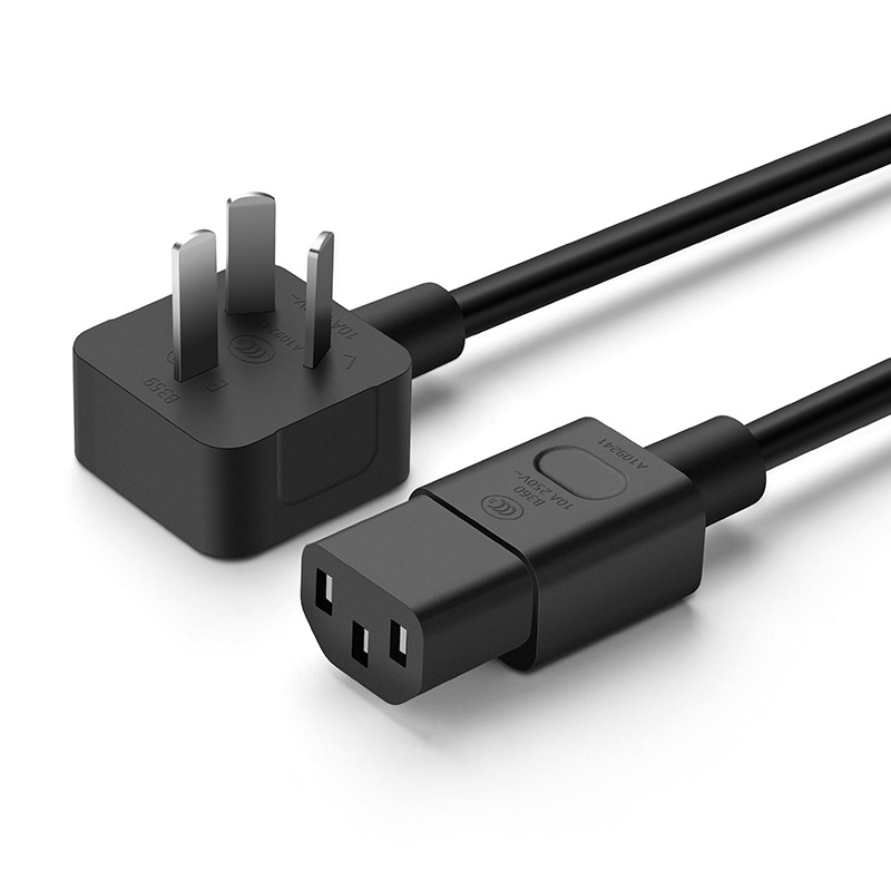 綠聯(lian)電(dian)腦電(dian)源線(xiàn)三孔純銅大(da)功率電(dian)源線(xiàn)