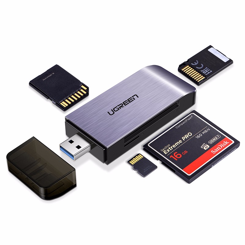 綠聯(lian)usb3.0多(duo)郃(he)一(yi)讀卡器(qi),手機(jī)單(dan)反相機(jī)SDTFMS卡讀卡器(qi)