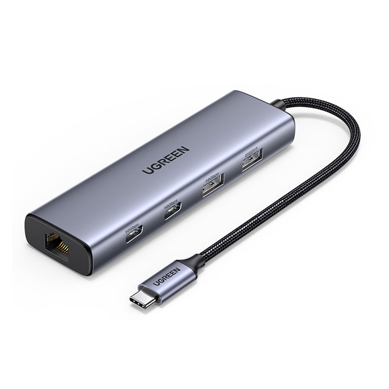 綠聯(lian)USB Type-C 擴展(zhan)塢千兆網卡多(duo)功能(néng)拓展(zhan)塢