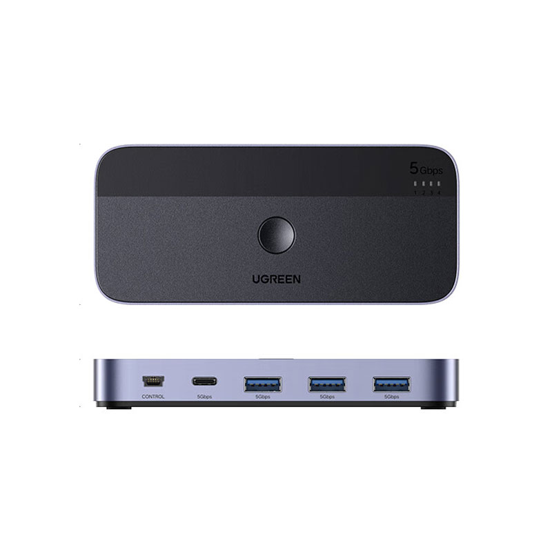 綠聯(lian)USB3.0共享切換器(qi)四進(jin)四出