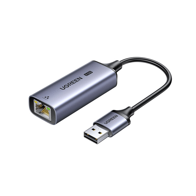 綠聯(lian)USB轉2.5G有(yǒu)線(xiàn)網卡 USB轉RJ45網口轉換器(qi)