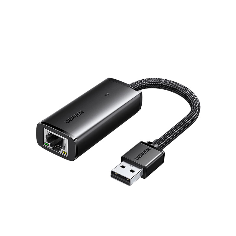 綠聯(lian)USB轉百(bai)兆網卡 USB轉RJ45網口轉換器(qi)
