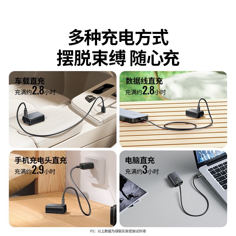 綠聯(lian) 索尼NP-FW50相機(jī)電(dian)池 Type-C直充版