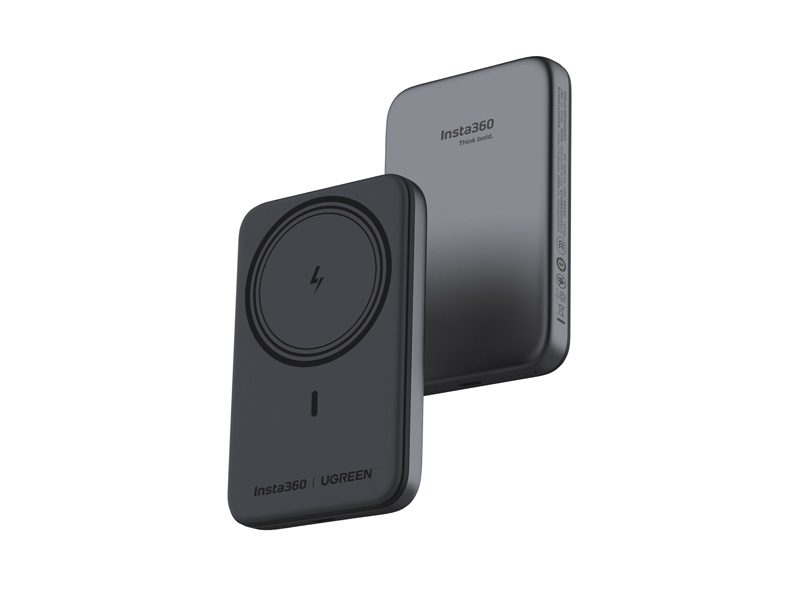 insta360影石-定製(zhi)綠聯(lian)磁吸(xi)充電(dian)寶