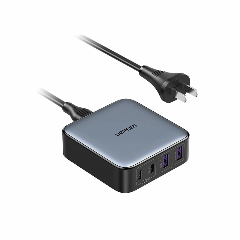 綠聯(lian)Nexode 閃充湃 65W 氮化镓四口充電(dian)器(qi)