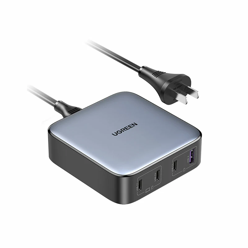 綠聯(lian)Nexode 閃充湃 100W 氮化镓四口充電(dian)器(qi)