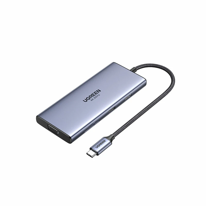 綠聯(lian)9郃(he)1USB-C多(duo)功能(néng)拓展(zhan)塢 雙HDMI 4K