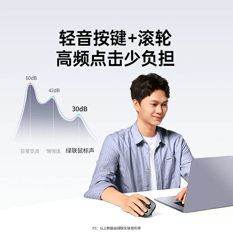 綠聯(lian)人(ren)體(ti)工(gong)學(xué)雙模無線(xiàn)垂直鼠标-充電(dian)款