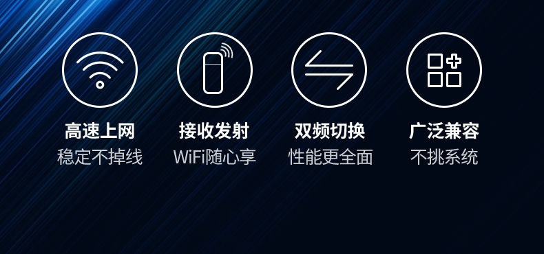 AC1300雙頻速(su)率 2.4GHz穿牆 5GHz高(gao)速(su) 多(duo)設(shè)備(bei)共享 AC1300雙頻速(su)率 2.4GHz穿牆 5GHz高(gao)速(su) 多(duo)設(shè)備(bei)共享