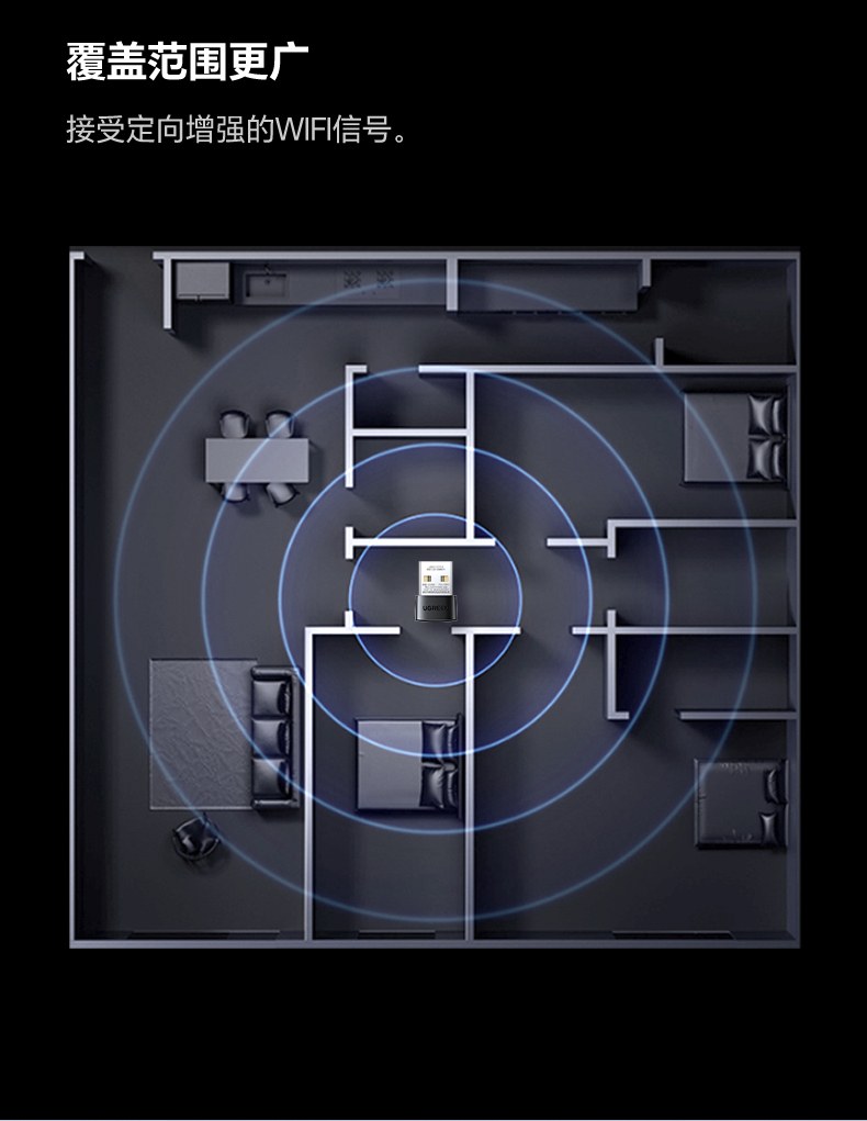 綠聯(lian)WiFi6網卡 支持Windows7/10/11 老舊係(xi)統無縫升級 綠聯(lian)WiFi6網卡 支持Windows7/10/11 老舊係(xi)統無縫升級