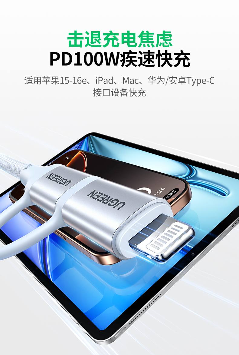 綠聯(lian)L702兼容Mac、iPad、iPhone等(deng)設(shè)備(bei) 綠聯(lian)L702兼容Mac、iPad、iPhone等(deng)設(shè)備(bei)